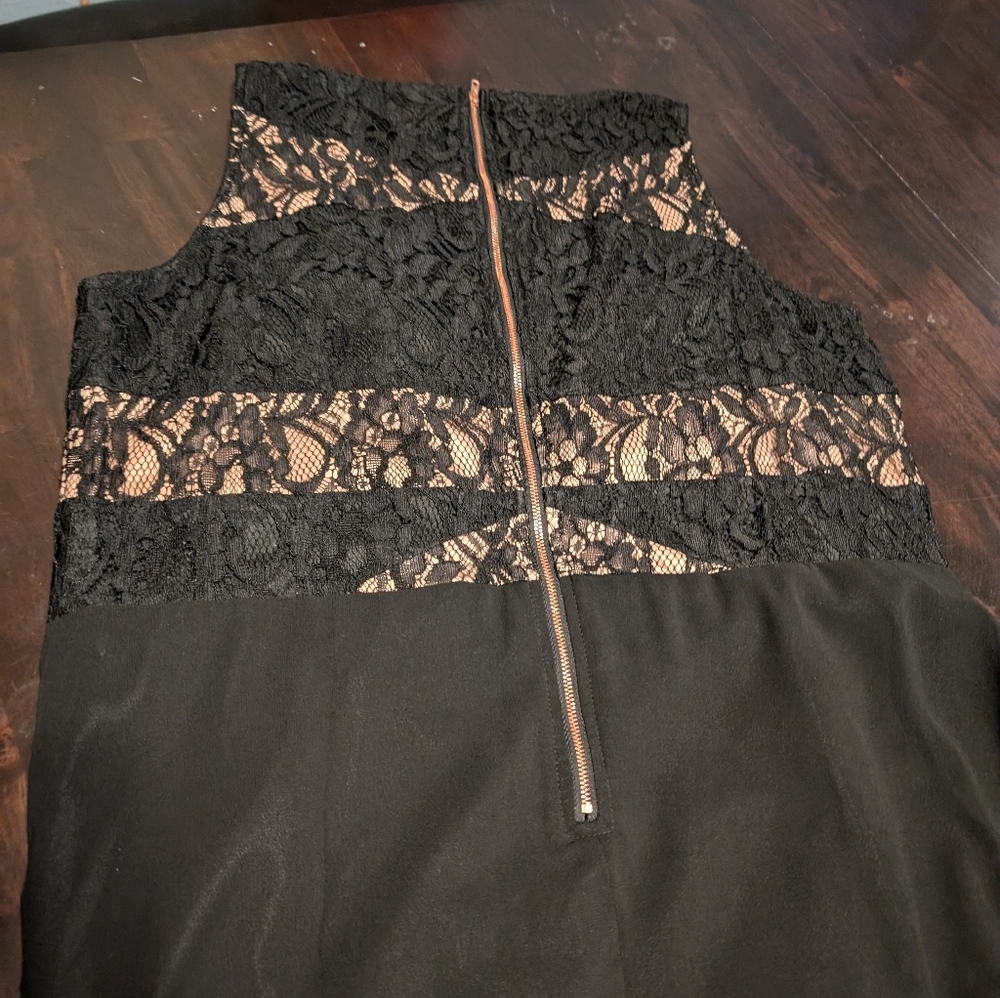 City Chic Black Lace Detail Cocktail/ Wedding Guest Dress. Women's 18 NWT - Picture 4 of 5